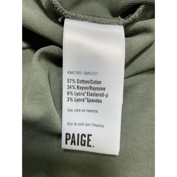 Paige 'Jaxsyn' Green Cotton Midi Dress Size 2 - Picture 5 of 5